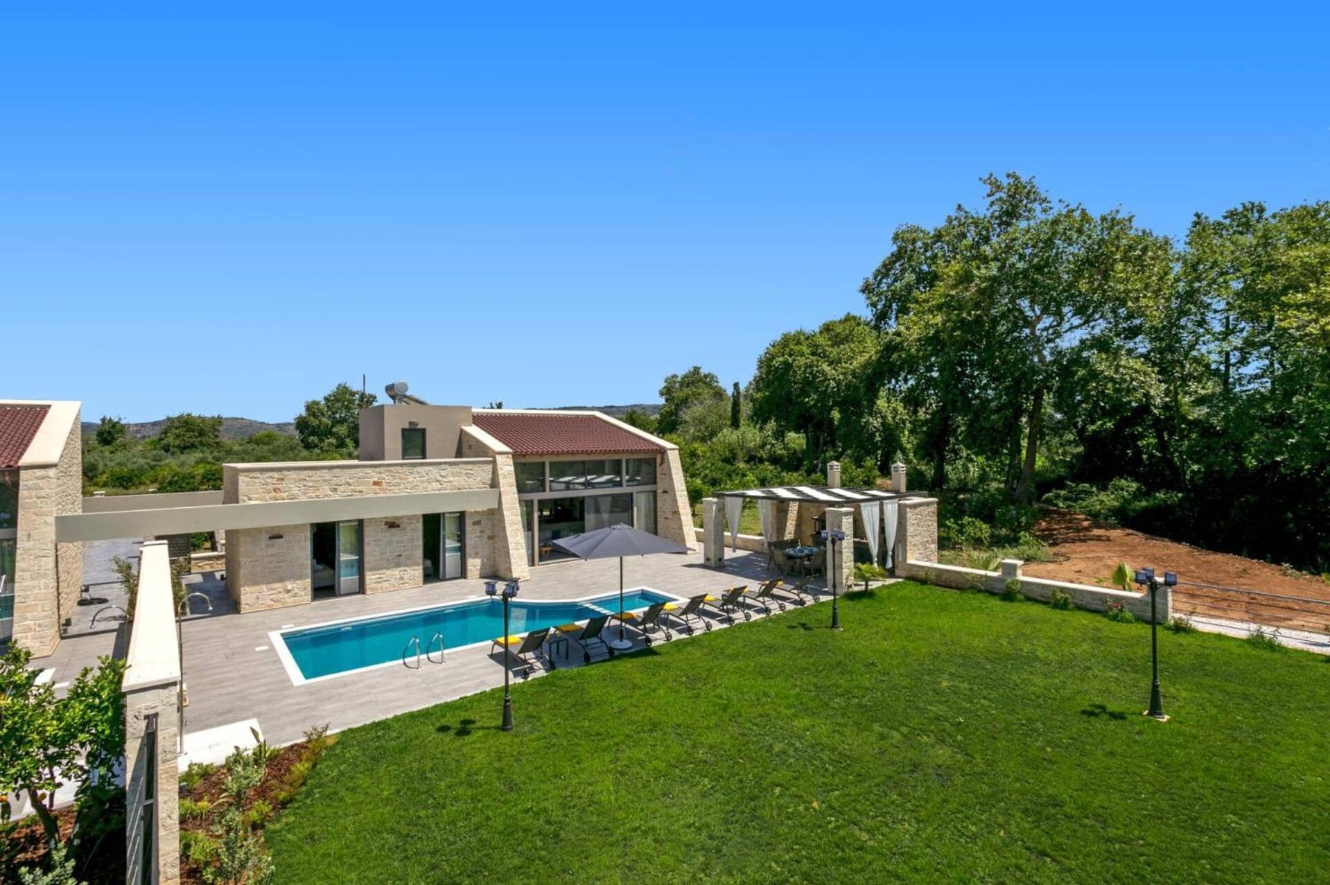 Villa Potami Angela By Villa Plus Stilos Exteriör bild
